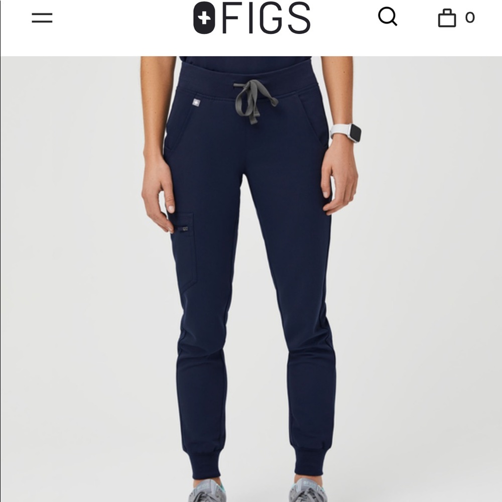 FIGS Navy Blue Jogger Pant Scrubs